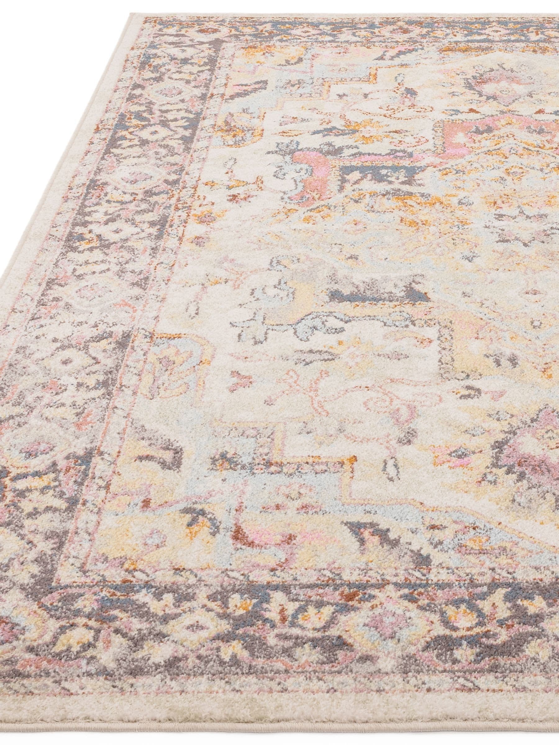 Asiatic Rugs Natural Kira Flores rug, UK version