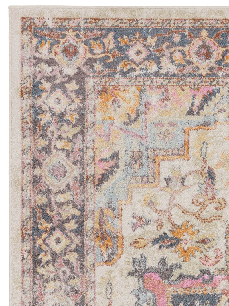 Asiatic Rugs Natural Kira Flores rug, UK version