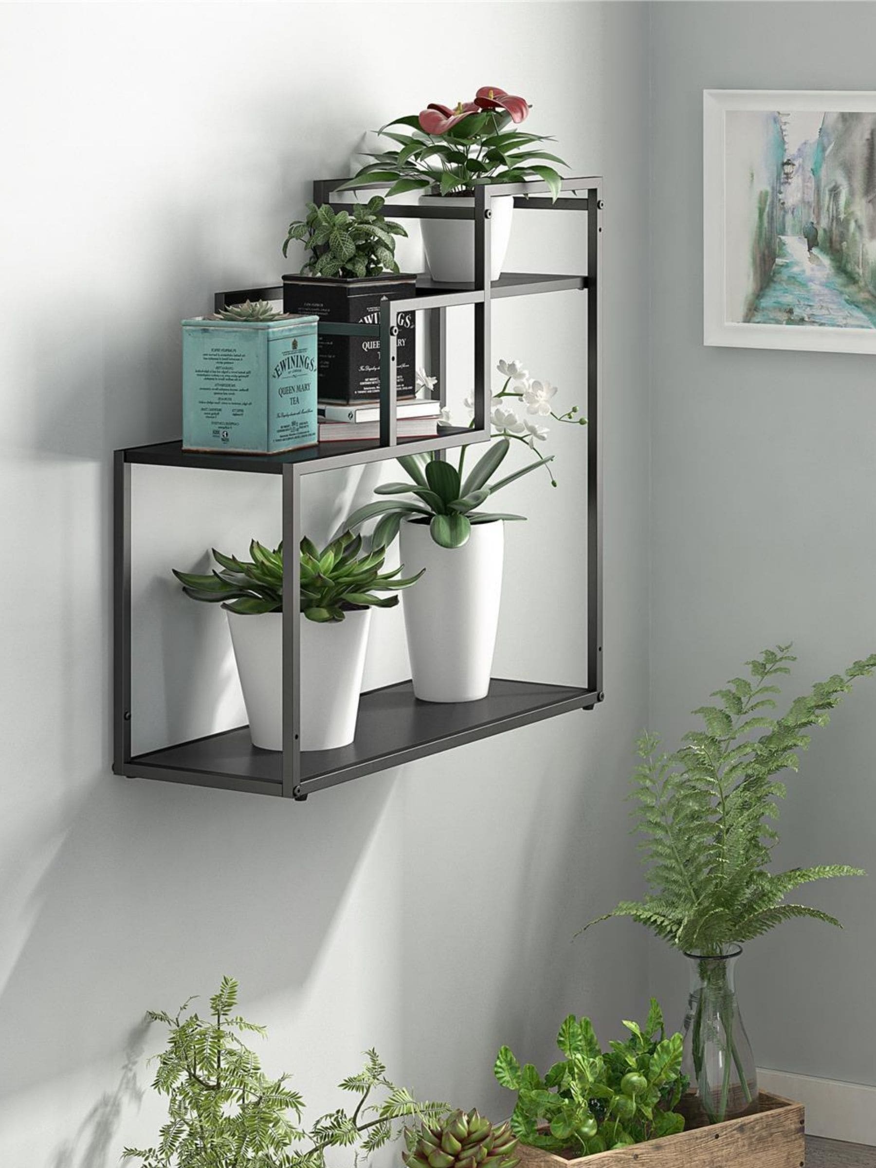 Novogratz Green Weston Plant Stand