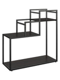 Novogratz green plant stand with metal shelves, imported from the UK