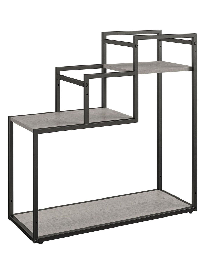 Novogratz grey Weston plant stand with faux concrete finish, UK version