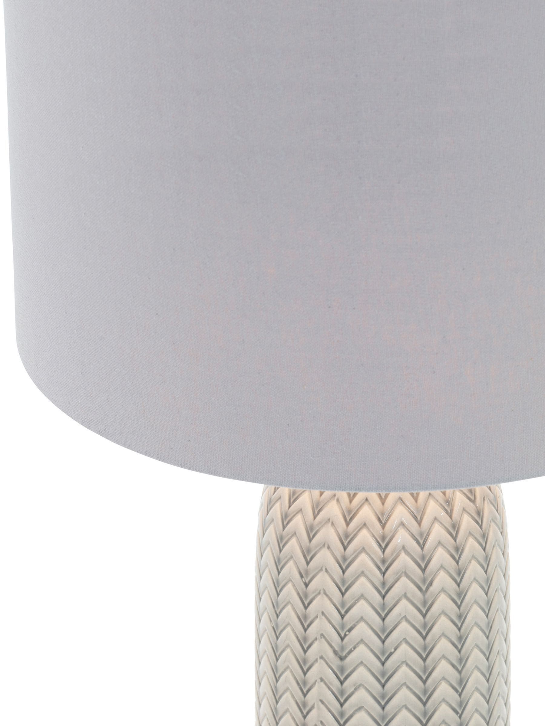 BHS Quentin table lamp grey finish - British product