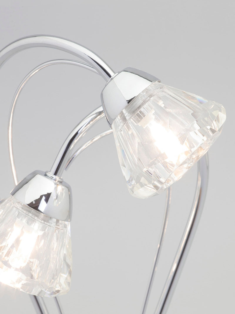 BHS Silver Marianne table lamp (British brand)