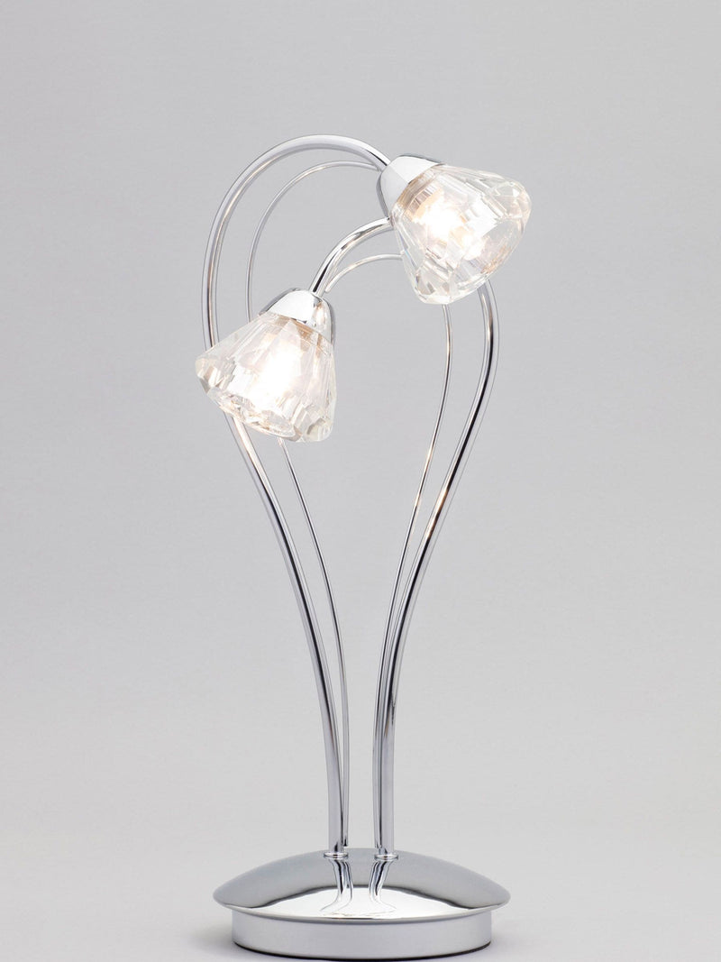 BHS Silver Marianne table lamp (British brand)