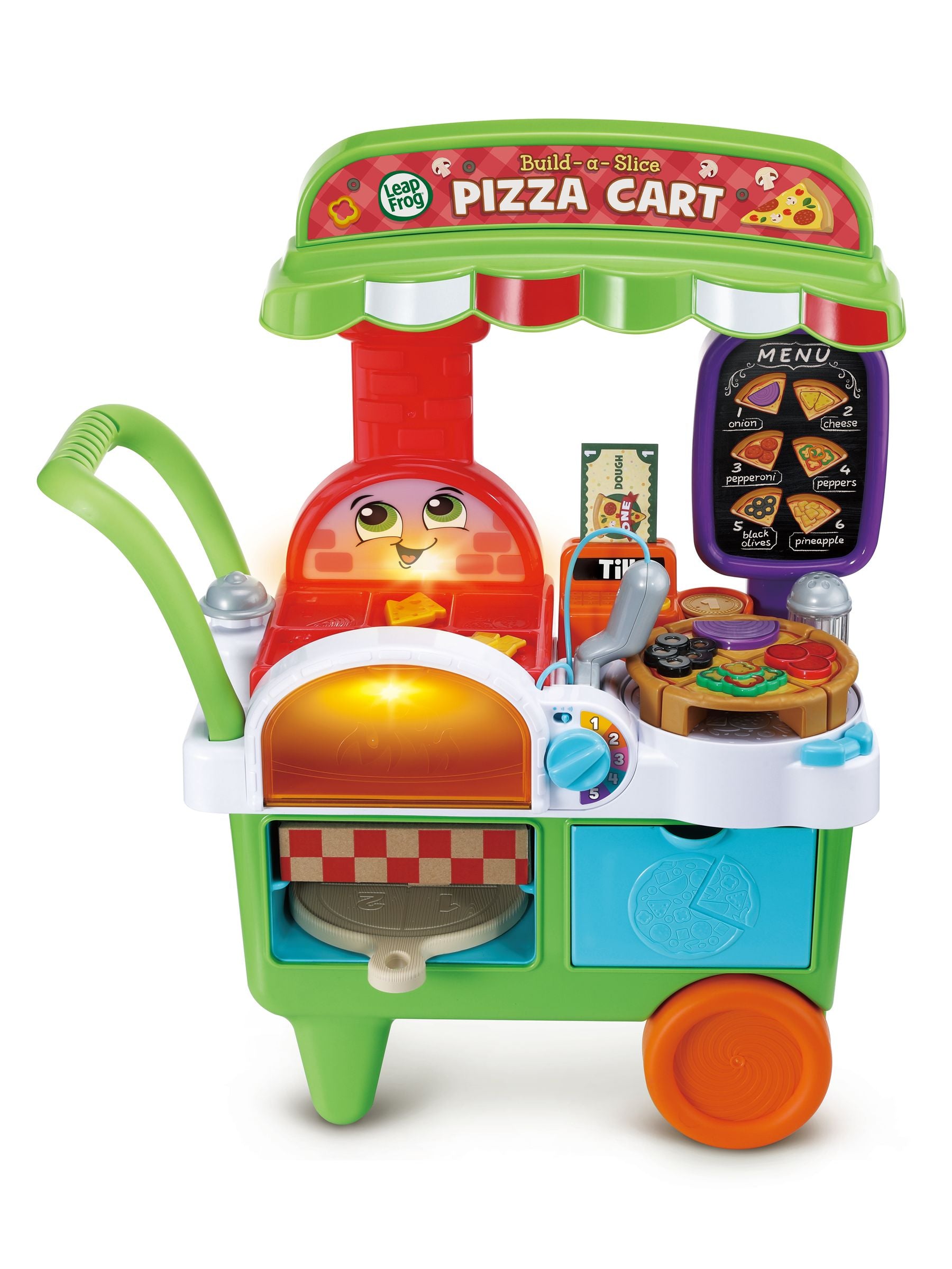 Leapfrog BuildaSlice Pizza Cart with 30 pieces - British product