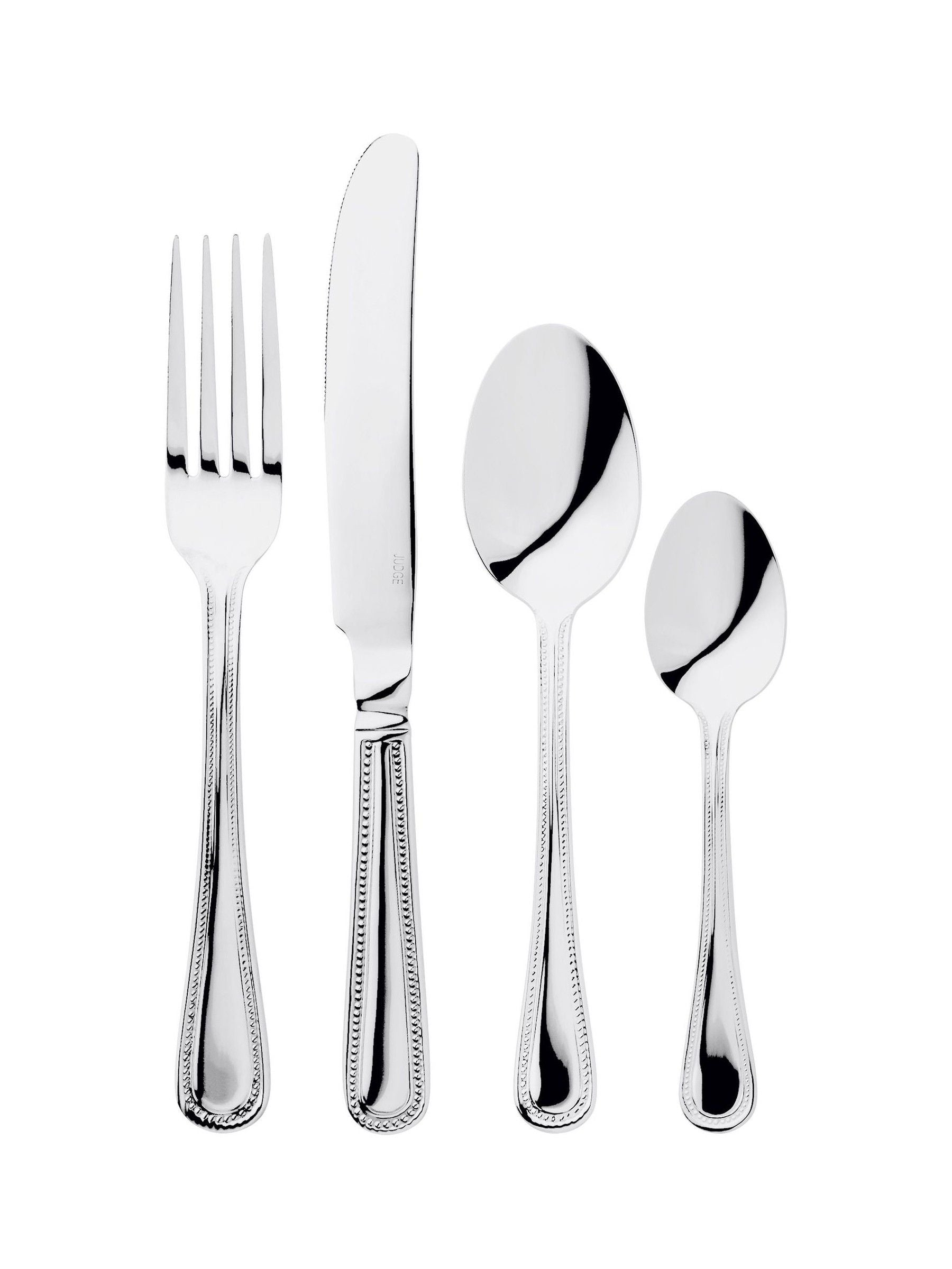 Judge Silver Bead 24 piece cutlery set, UK version