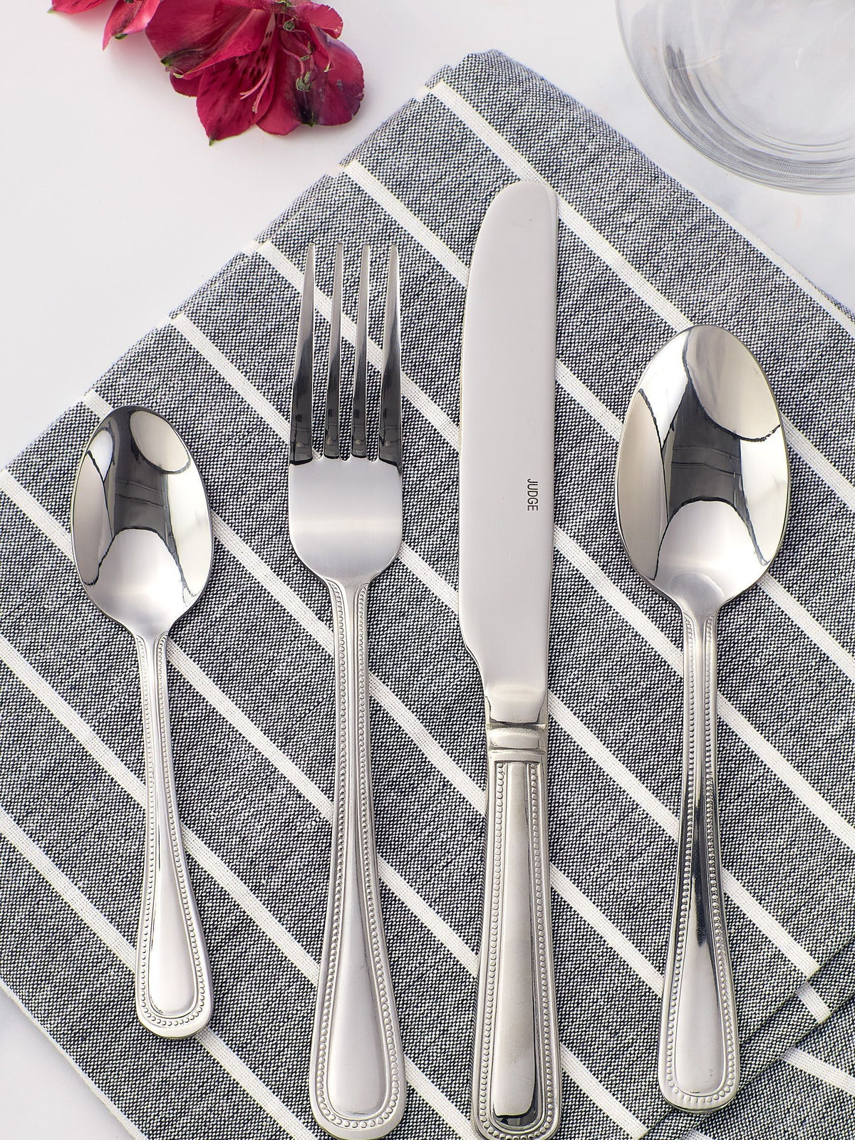 Judge Silver Bead 24 piece cutlery set, UK version
