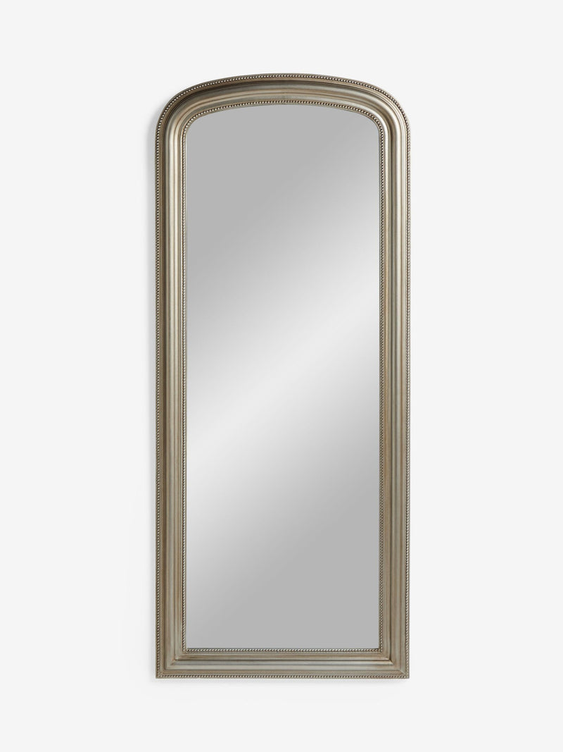 Champagne gold beaded arch full length mirror 155cm - British product