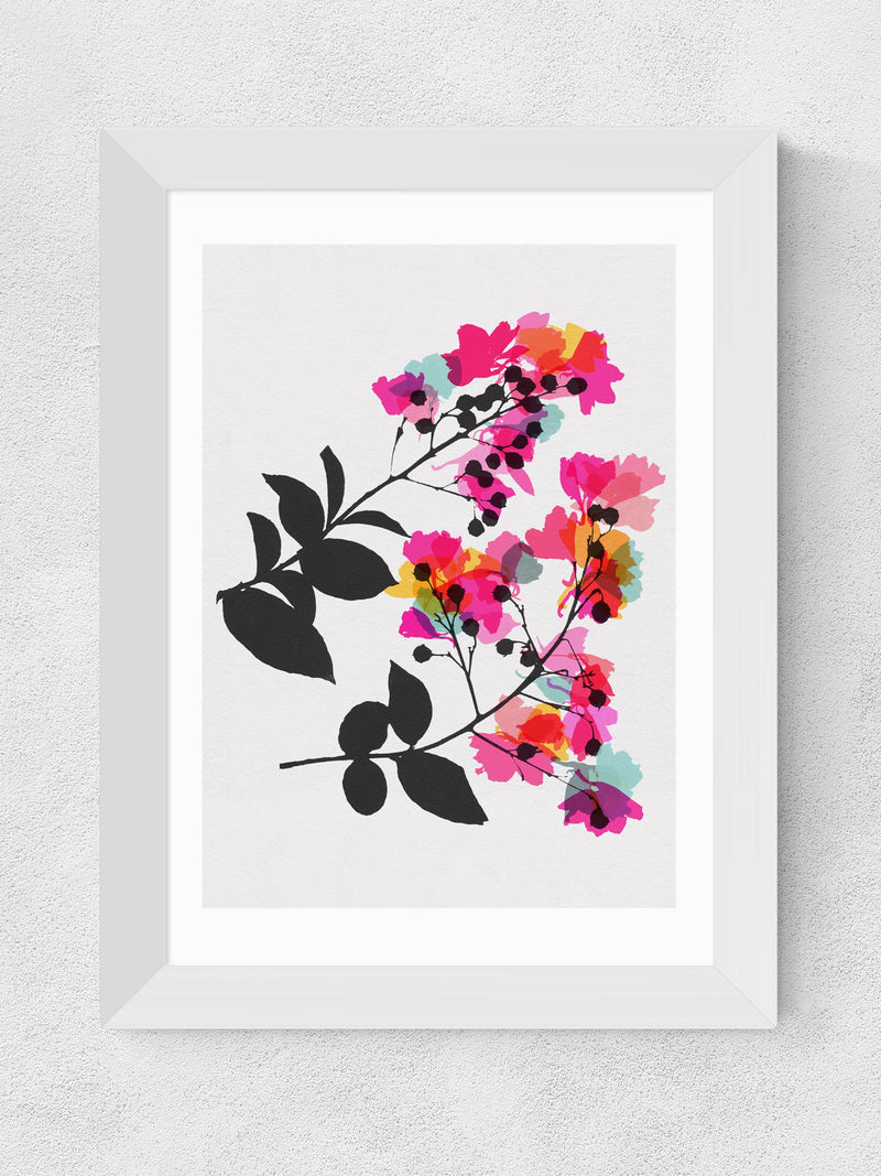 East End Prints floral framed wall art - British product