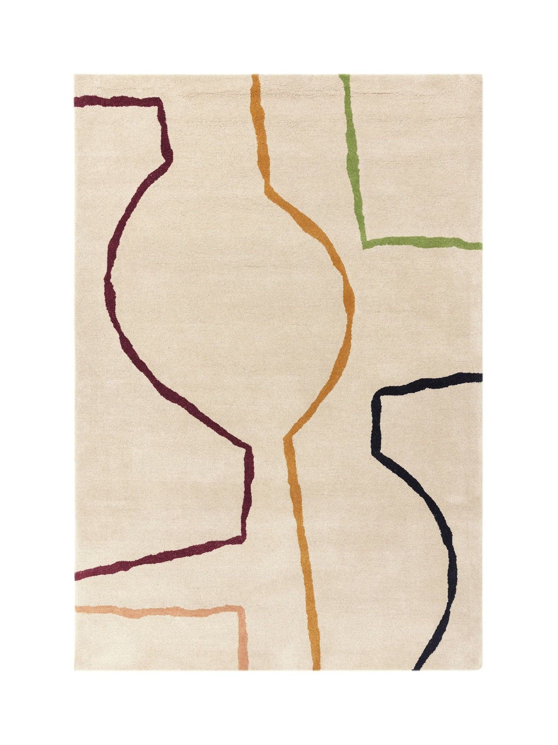 Asiatic Rugs Natural Reef Linear wool rug - British product