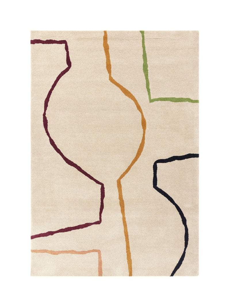 Asiatic Rugs Natural Reef Linear wool rug - British product