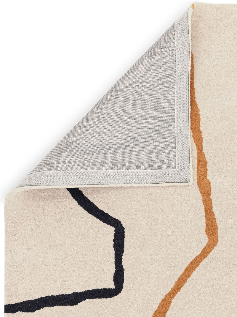 Asiatic Rugs Natural Reef Linear wool rug - British product