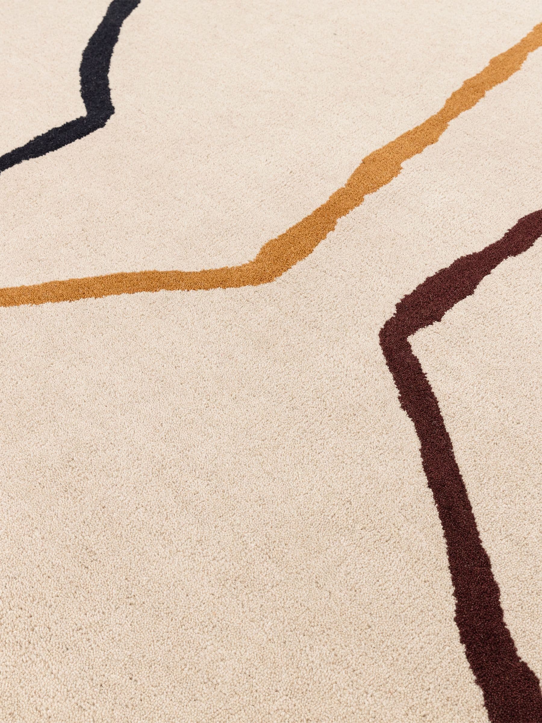 Asiatic Rugs Natural Reef Linear wool rug - British product