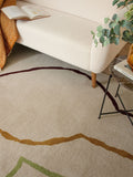 Asiatic Rugs Natural Reef Linear wool rug - British product