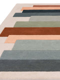 Asiatic Rugs cream wool rug Reef Stacks collection, imported from the UK