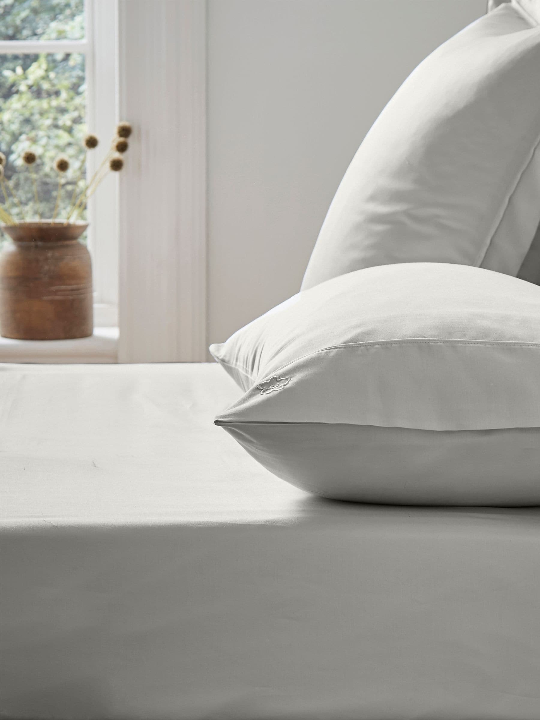 Ted Baker silver silky smooth fitted sheet (British brand)
