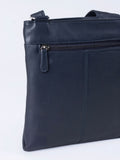 Lakeland Leather navy blue Allerdale cross-body bag (British brand)