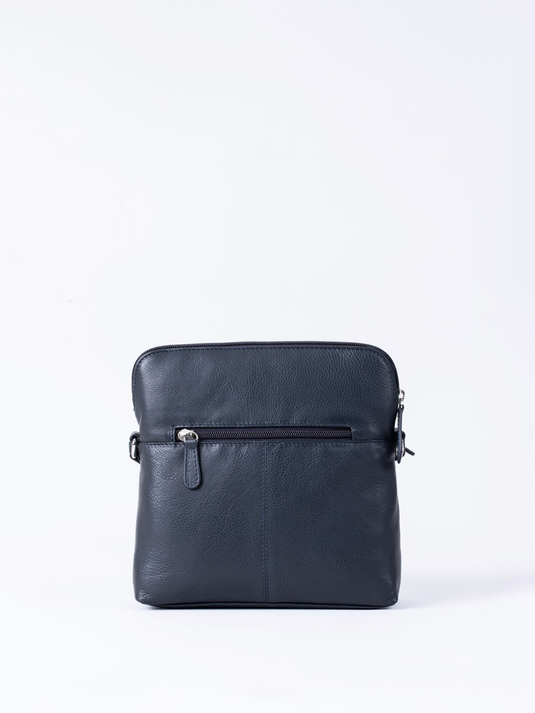 Lakeland Leather navy Raven cross-body bag (British brand)