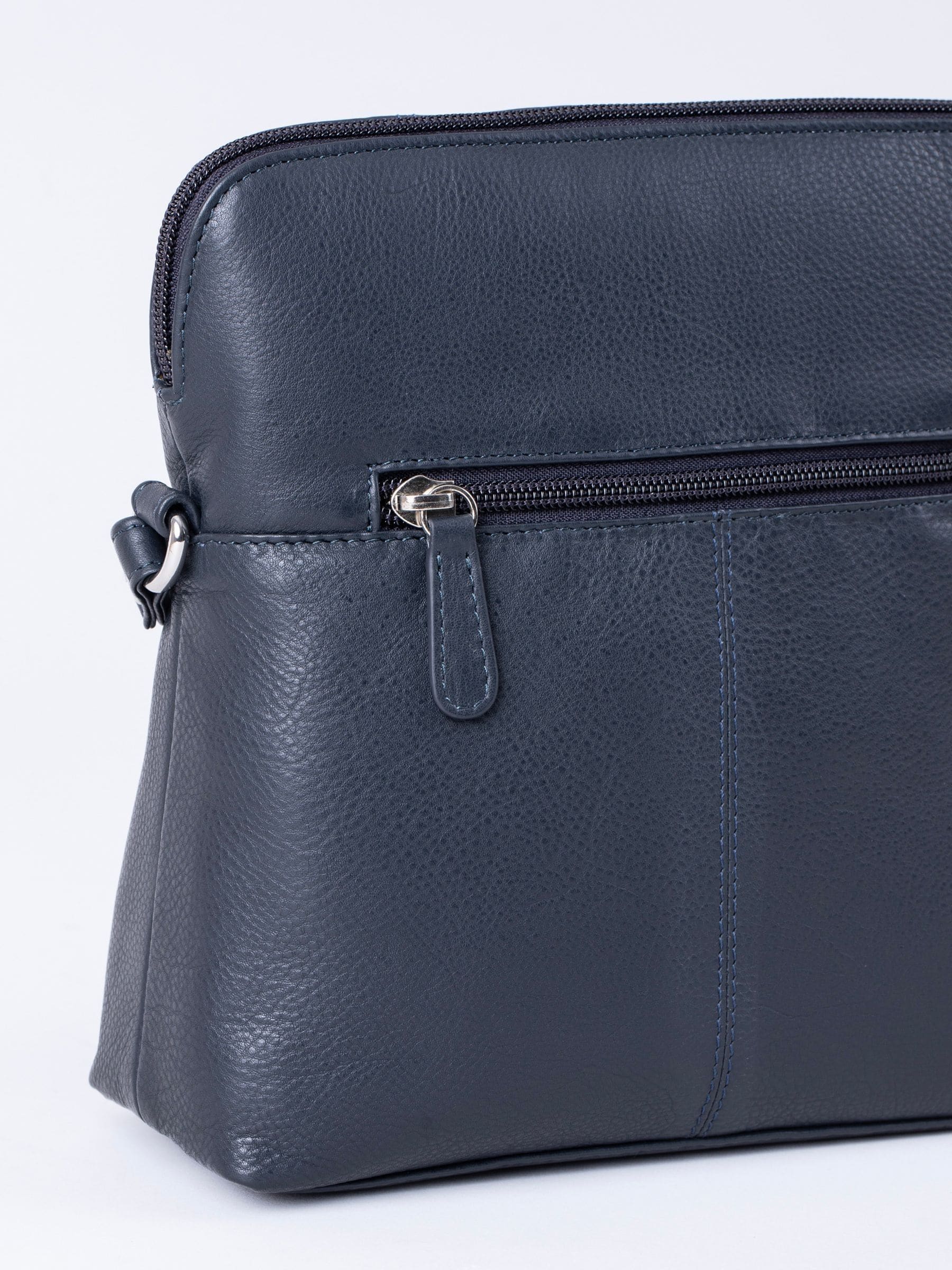Lakeland Leather navy Raven cross-body bag (British brand)
