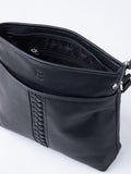Lakeland Leather Black Farlam Cross-Body Bag
