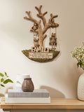 Bertie Bear family tree wall art 40x27x2.5cm, imported from the UK