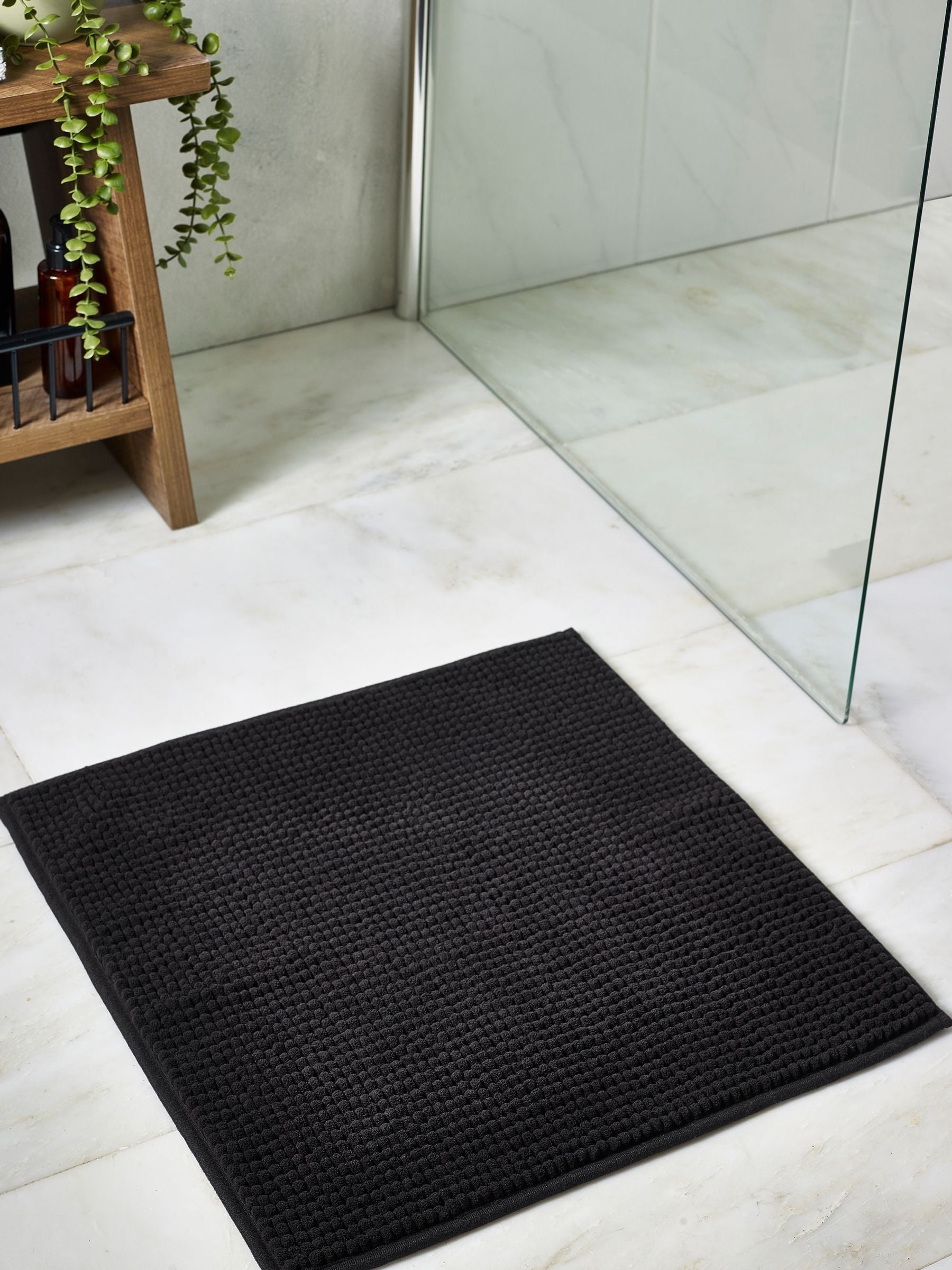 Sage Green Bobble Bath Mat