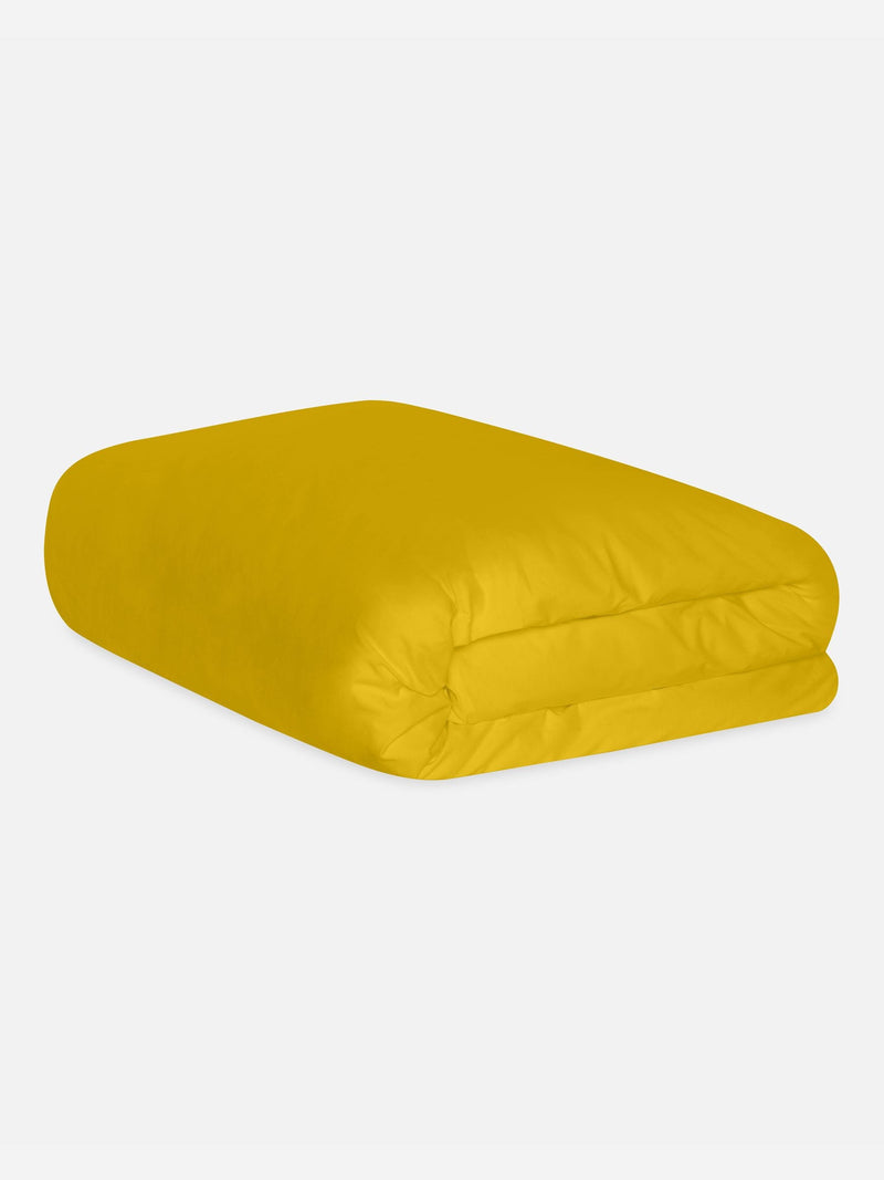 Jasper Conran London Yellow 300 Thread Count Percale Weave Plain Duvet Cover
