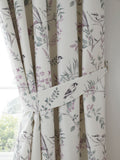 Dreams & Drapes Purple Jazmine pencil pleat curtains, imported from the UK