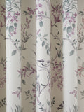 Dreams & Drapes Purple Jazmine pencil pleat curtains, imported from the UK
