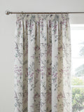 Dreams & Drapes Purple Jazmine pencil pleat curtains, imported from the UK