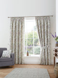 Dreams & Drapes Purple Jazmine pencil pleat curtains, imported from the UK
