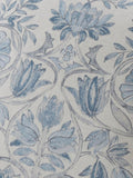 Dreams & Drapes Blue Averie 100% cotton cushion 43cm (British brand)