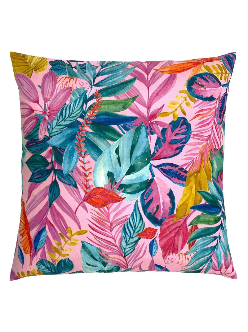 furn. Multi Psychadelic Jungle outdoor cushion 43cm, imported from the UK