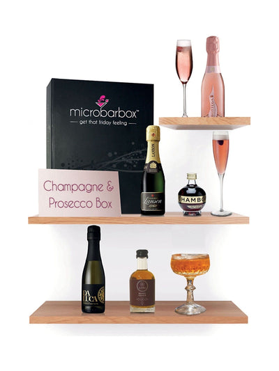 MicroBarBox Champagne & Prosecco Cocktailsett Alkohol Gavesett