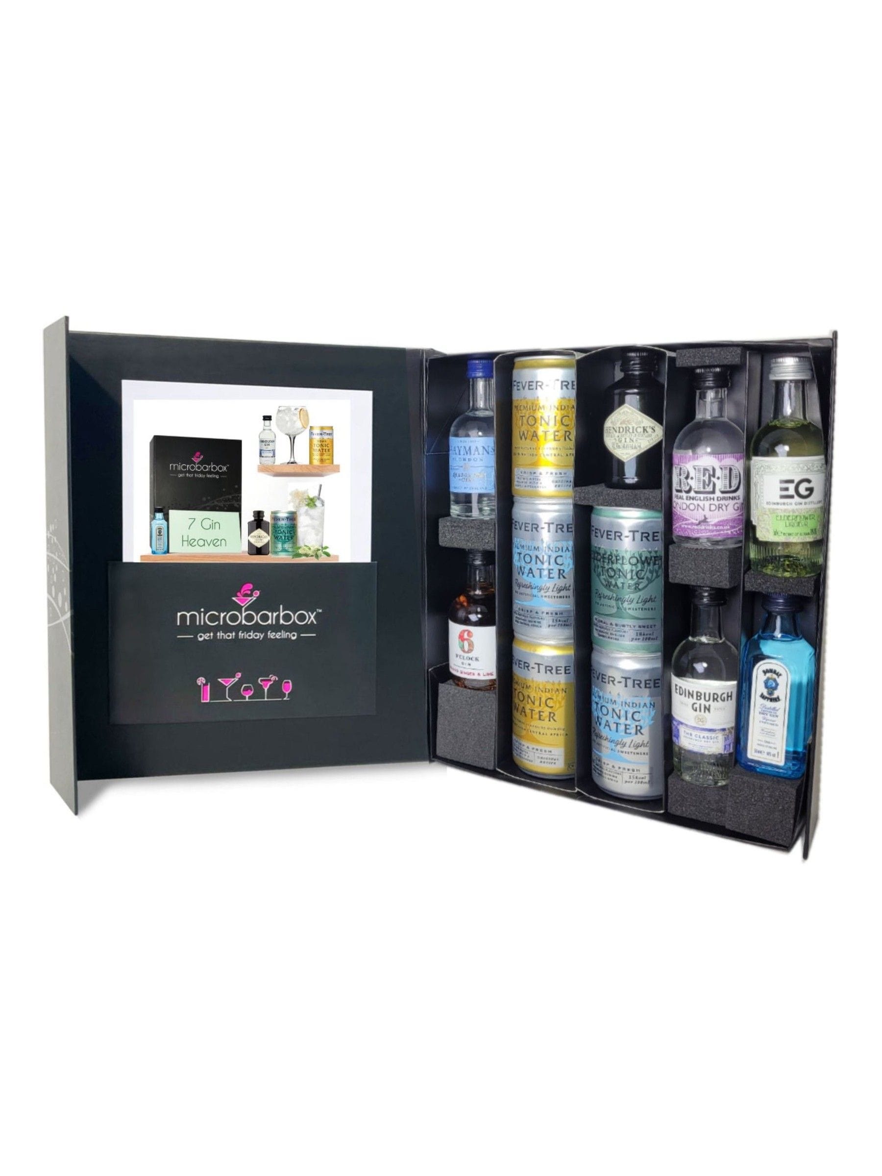 MicroBarBox 7 Gin Heaven Gin Gavesæt, importeret fra Storbritannien