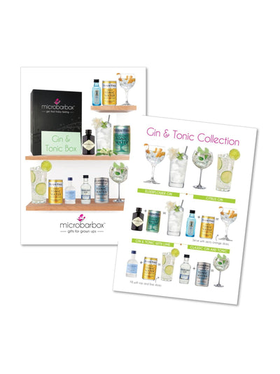 MicroBarBox Gin & Tonic Geschenkset in Premium-Box