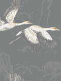 Laura Ashley Steel Grey Animalia fabric by the metre - British product