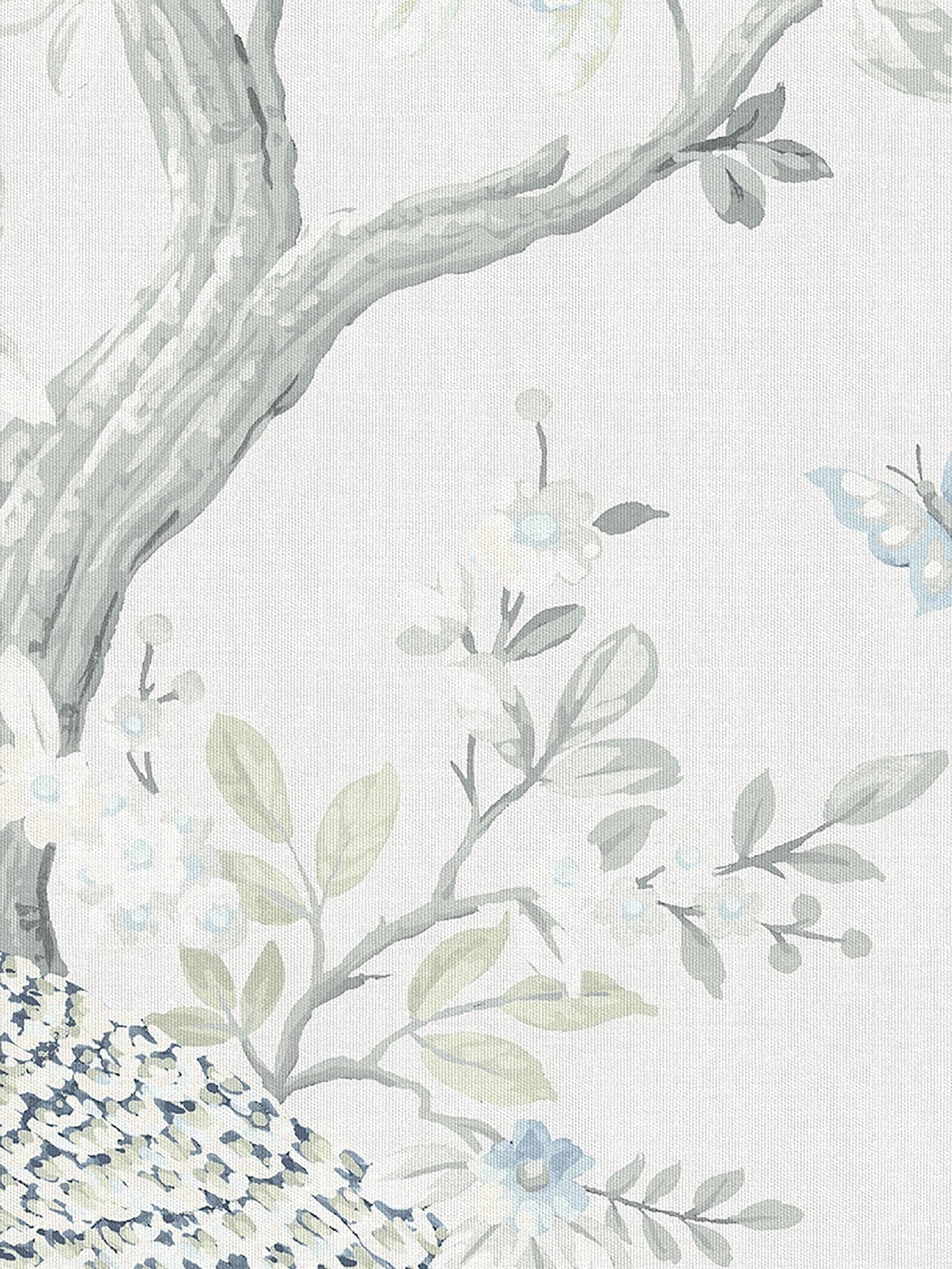 Laura Ashley Belvedere midnight blue cotton fabric 140cm wide (British brand)