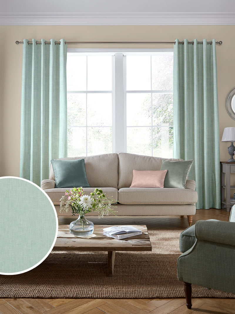 Laura Ashley Easton Duck Egg Blue fabric by the metre, UK version