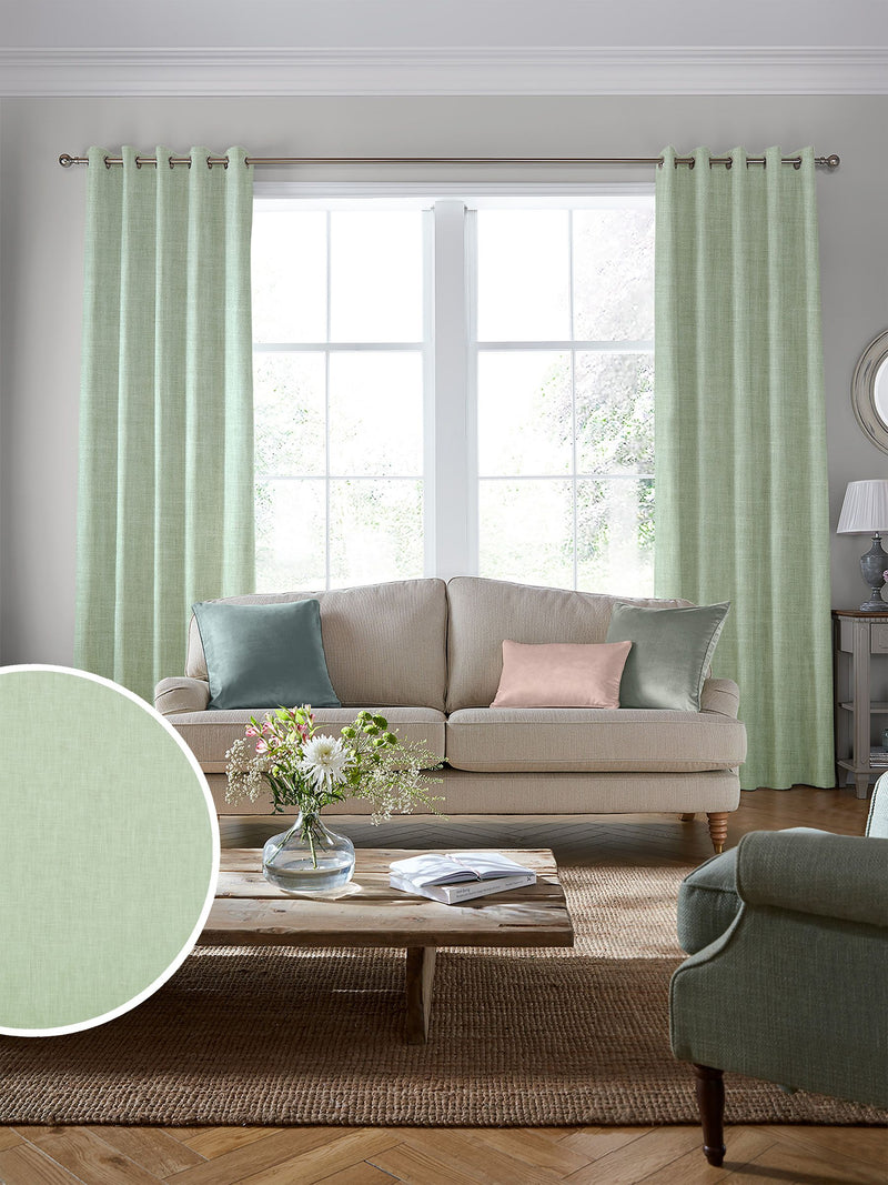 Laura Ashley sage green Easton fabric (British brand)