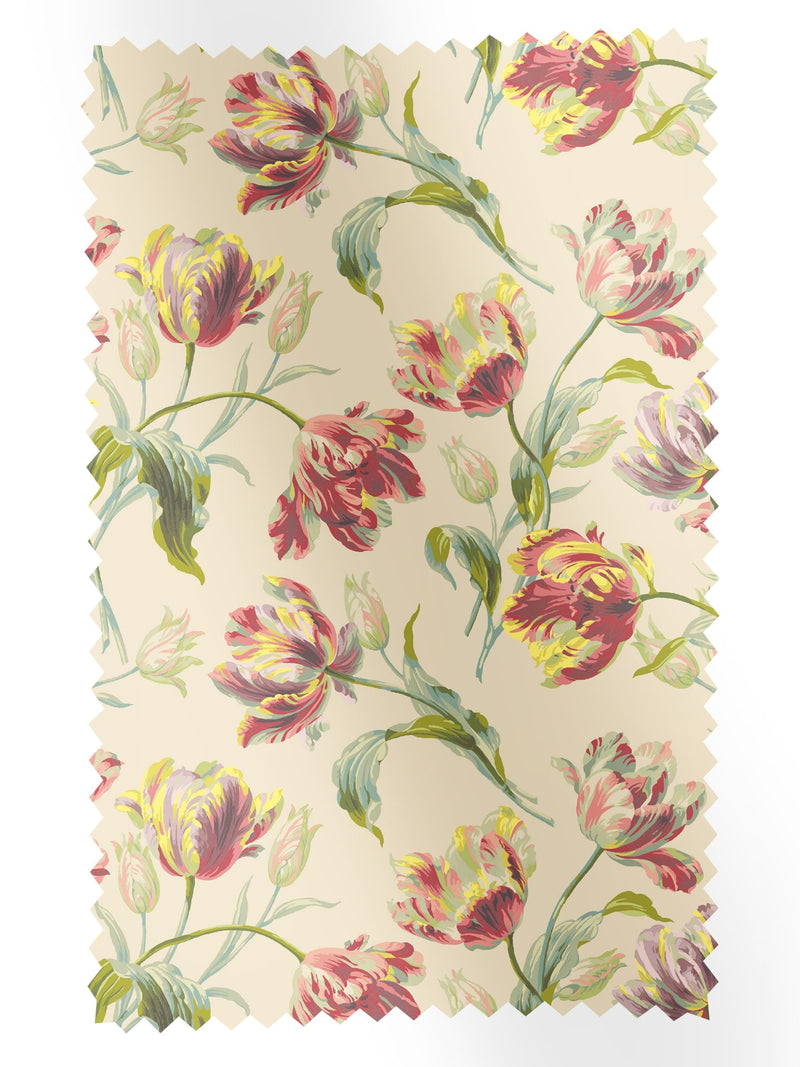 Laura Ashley fabric Cranberry Red Gosford per metre - British product