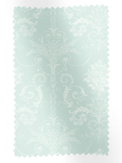 Next Laura Ashley Josette Duck Egg Blue Damask 100% Cotton Fabric- Buy online at McGrocer