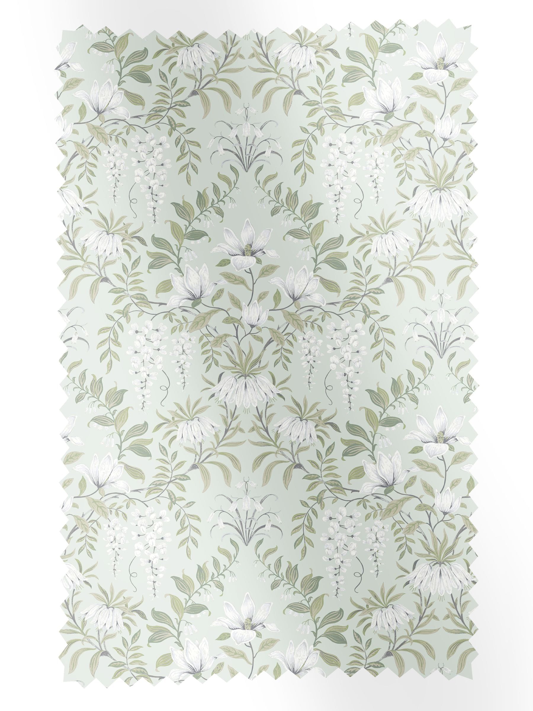 Laura Ashley sage green Parterre cotton fabric (British brand)