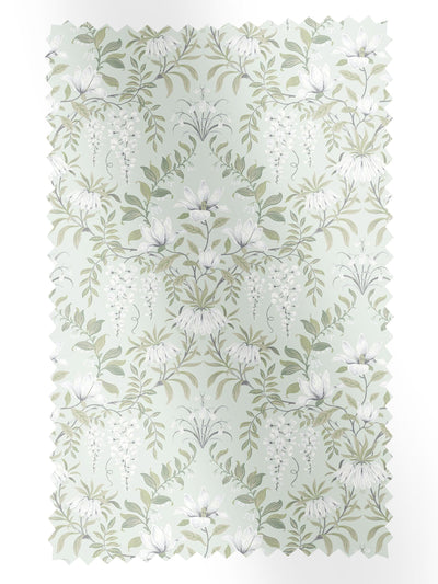Next Laura Ashley Sage Green Parterre 100% Cotton Fabric by the Metre- Buy online at McGrocer
