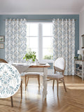 Laura Ashley Parterre blue floral cotton fabric, imported from the UK