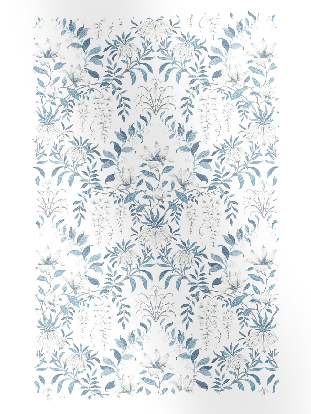 Laura Ashley Parterre blue floral cotton fabric, imported from the UK