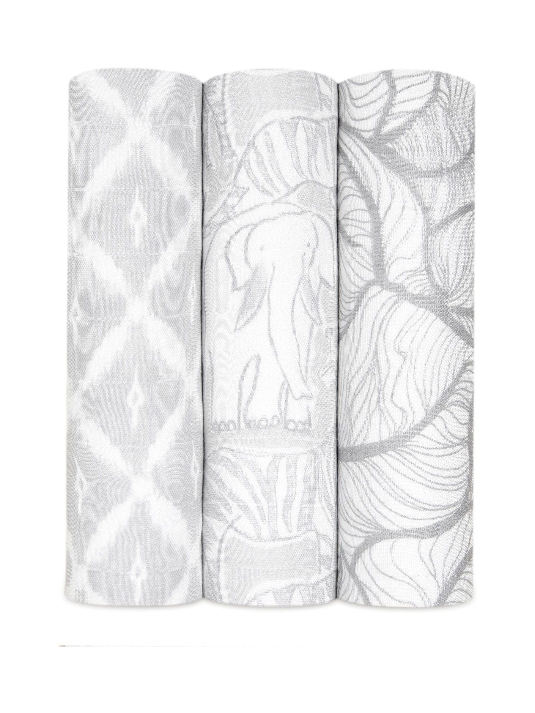 aden + anais grey muslin blankets 3 pack - British product