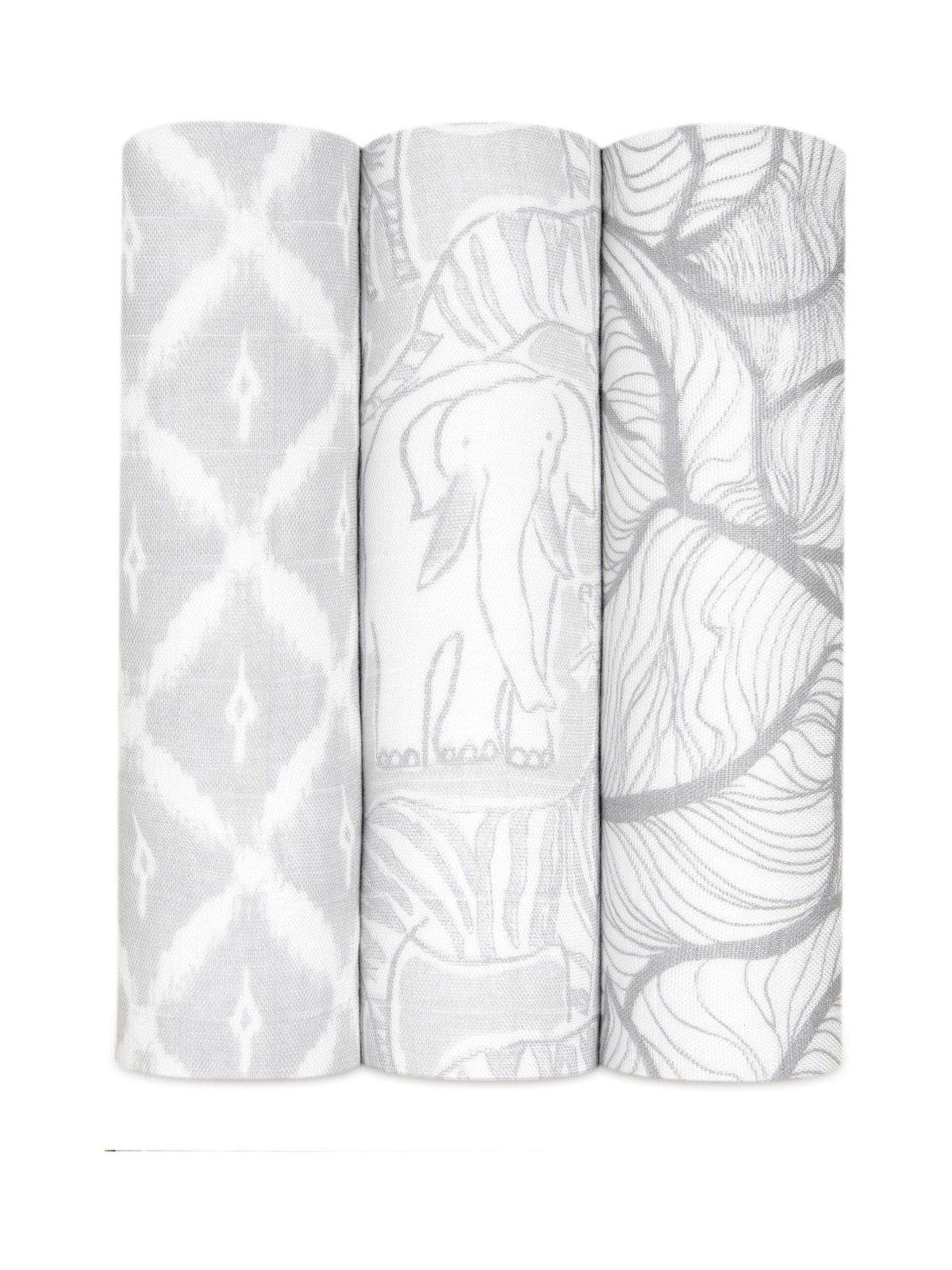 aden + anais grey muslin blankets 3 pack - British product