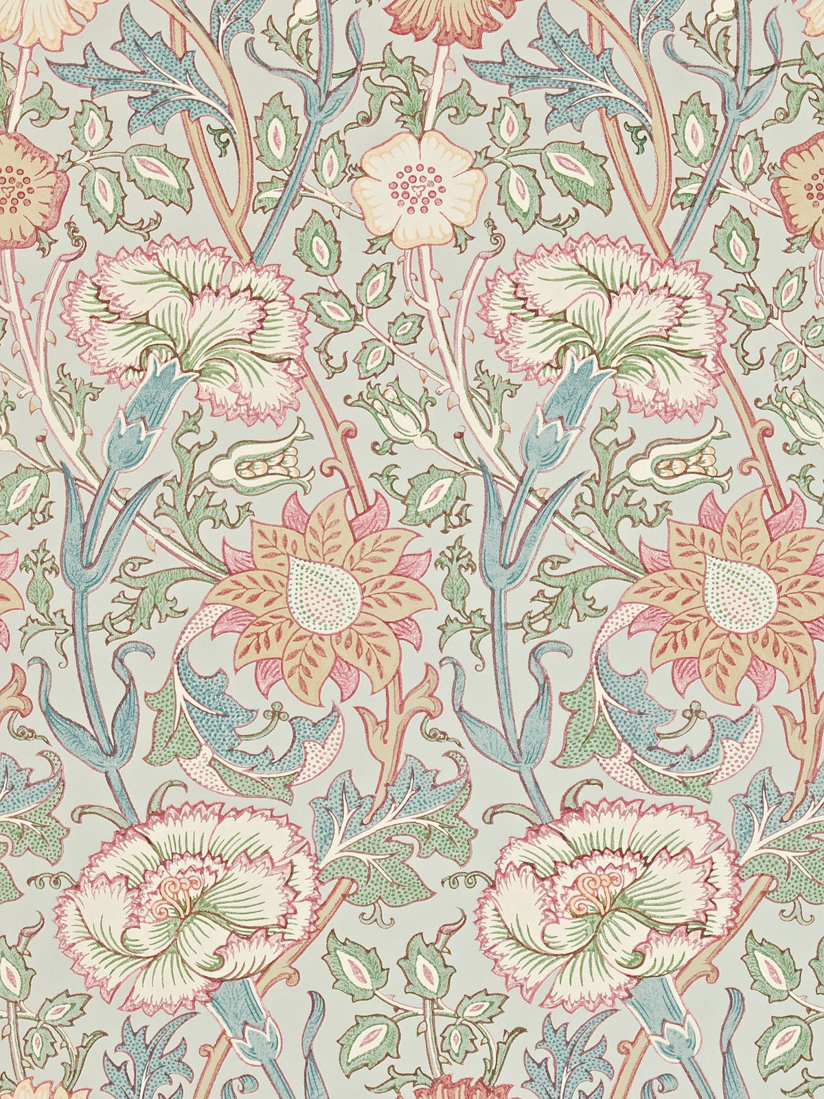 Morris & Co. Pink Pink Rose wallpaper design, imported from the UK