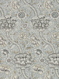 Morris & Co grey Wandle wallpaper with floral pattern, UK version